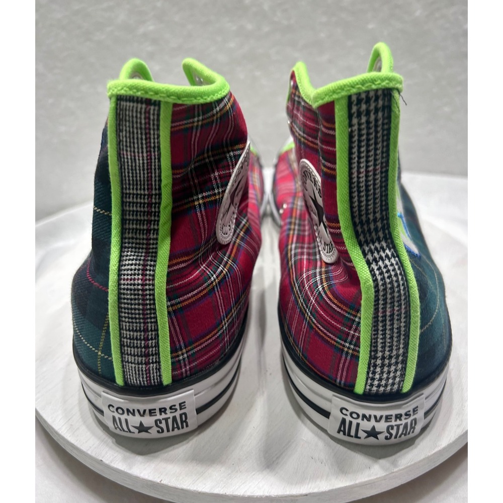 Converse Chuck Taylor All Star Plaid World Peace High Top Mens 12 167367F NEW - Picture 4 of 8